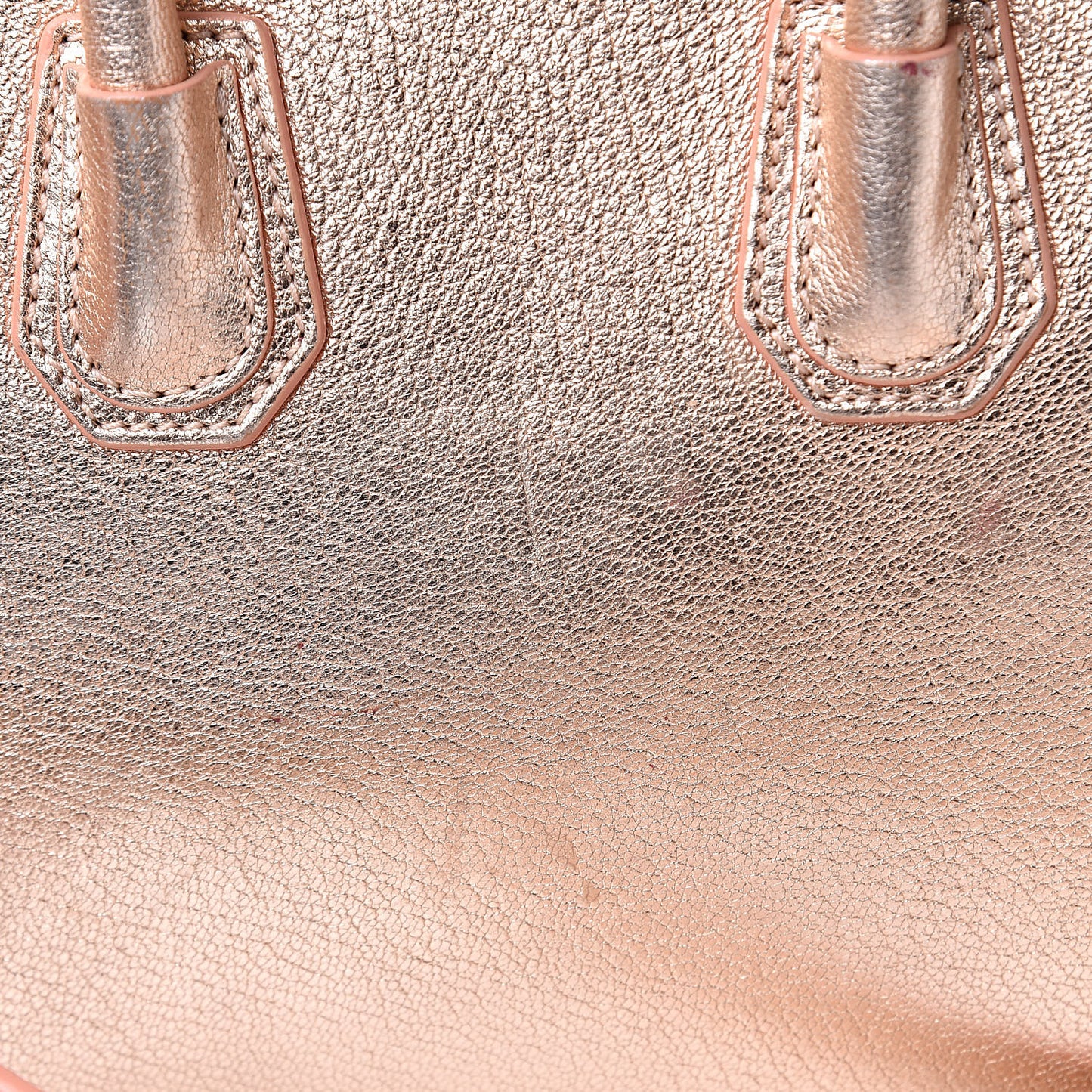 Metallic Sugar Goatskin Mini Antigona Light Pink