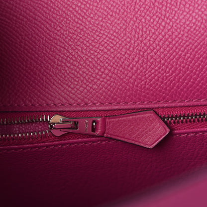 Hermes Epsom Kelly Sellier 28 Rose Pourpre 26 of 36