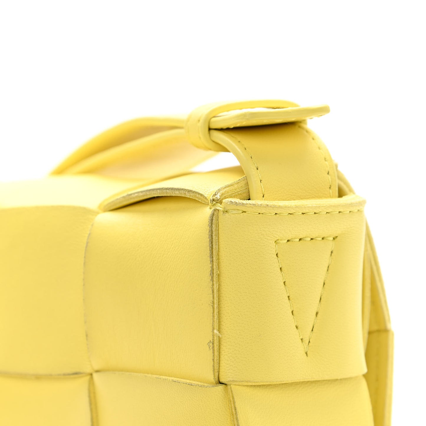 Nappa Maxi Intreccio Cassette Bag Lemonade