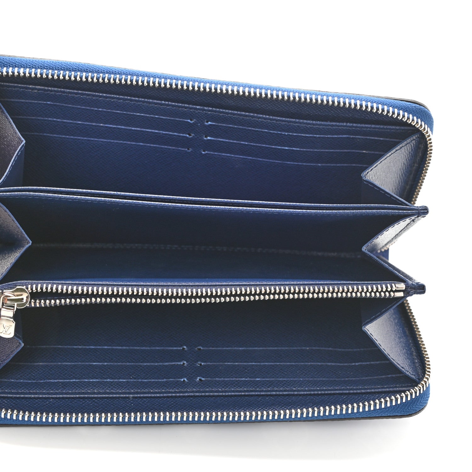 Louis Vuitton Monogram Escale Zippy Wallet Blue 5 of 7