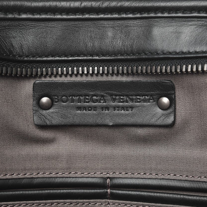 Bottega Veneta Calfskin Leggero Intrecciato Briefcase Nero Black 6 of 8