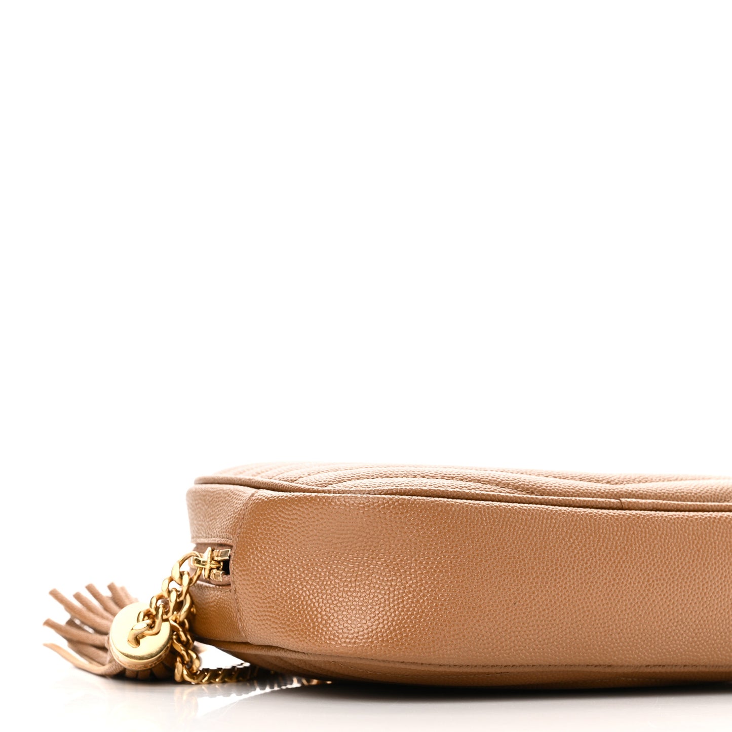 Grain De Poudre Matelasse Monogram Mini Lou Camera Bag Dark Natural