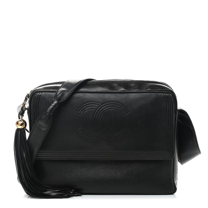 Chanel Lambskin Tassel Camera Case Black 1 of 11