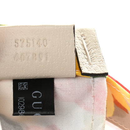 Gucci Patent Canvas Frame Logo Floral Print Vertical Tote Multicolor 7 of 9