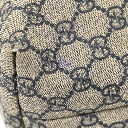 Gucci GG Supreme Monogram Medium Zippered Shopping Tote Navy 25 of 25