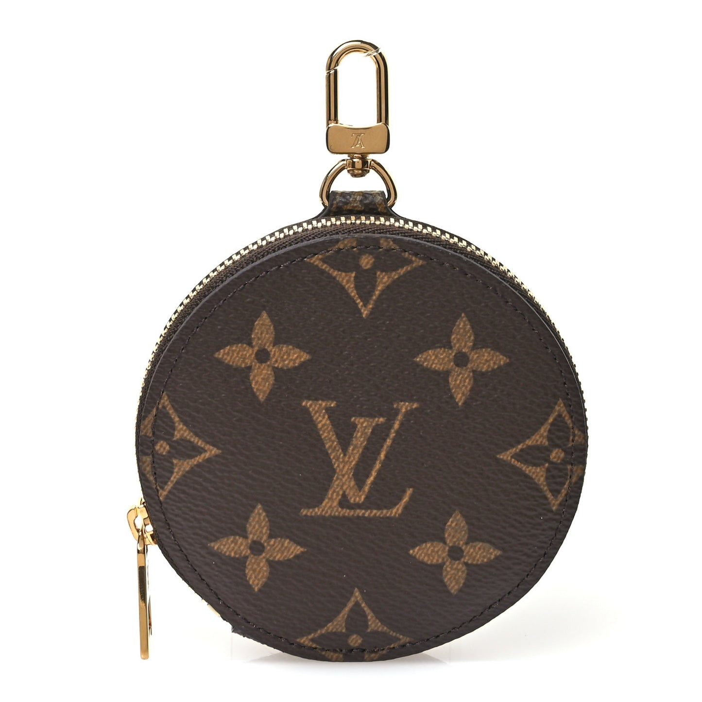 Monogram OnTheGo East West Round Coin Purse Red