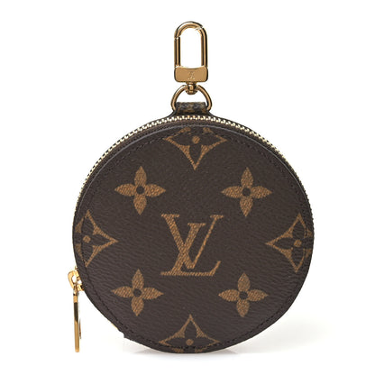 Louis Vuitton Monogram OnTheGo East West Round Coin Purse Red 1 of 6