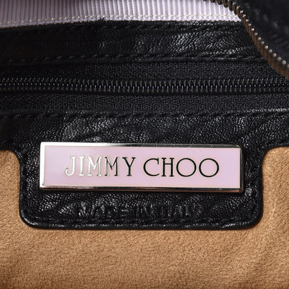 Jimmy Choo Washed Lambskin Chain Tote Black 6 of 12