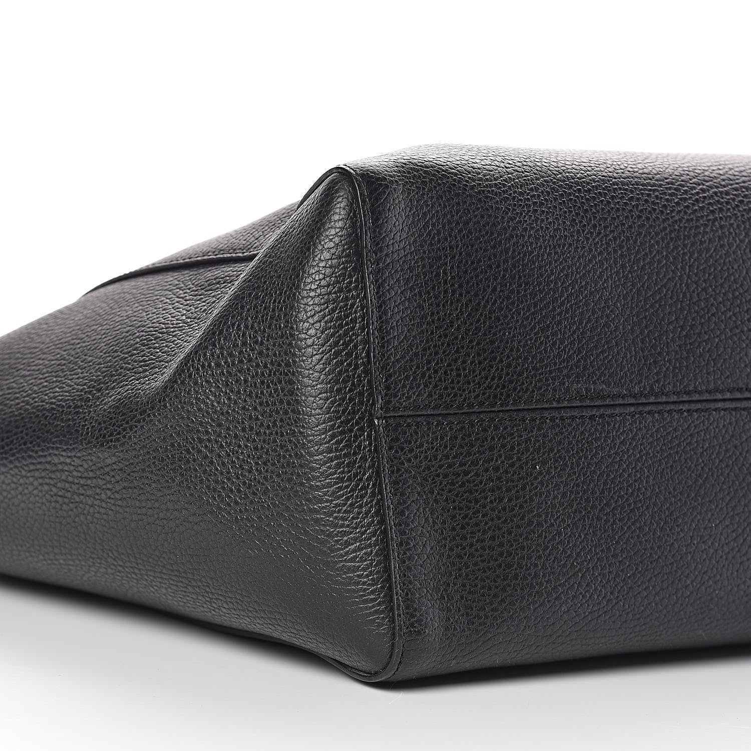 Gucci Pebbled Calfskin Medium Swing Tote Black 8 of 10