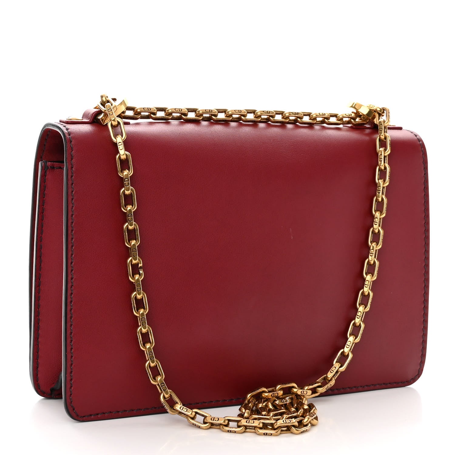 Christian Dior Calfskin J'Adior Chain Flap Bag Red 3 of 11