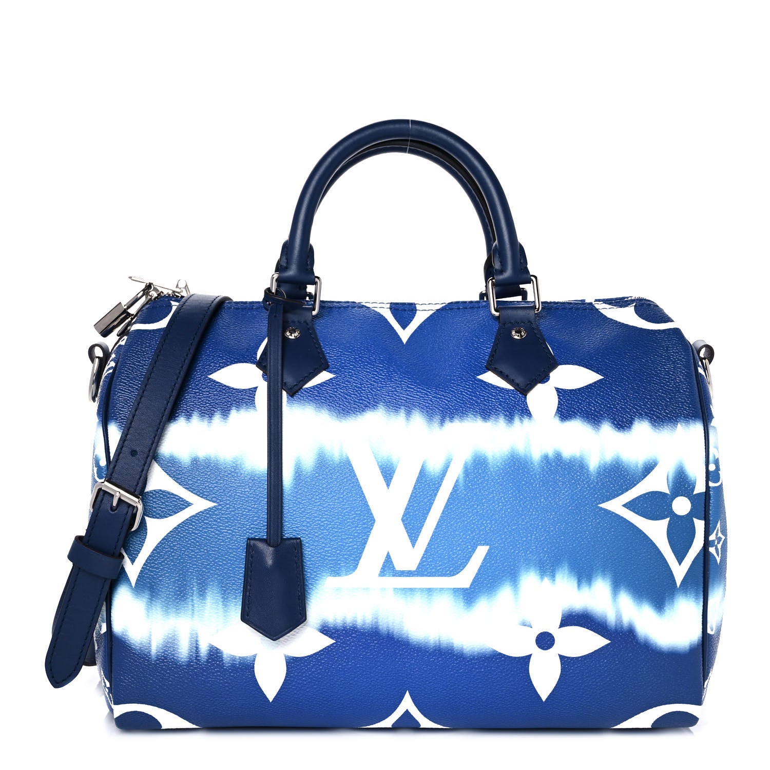 Louis Vuitton Monogram Escale Speedy Bandouliere 30 Blue 1 of 10
