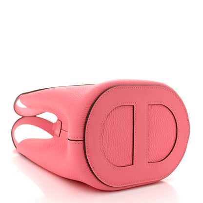Hermes Taurillon Clemence Swift In-The-Loop 18 Bag Rose Azalee 4 of 11