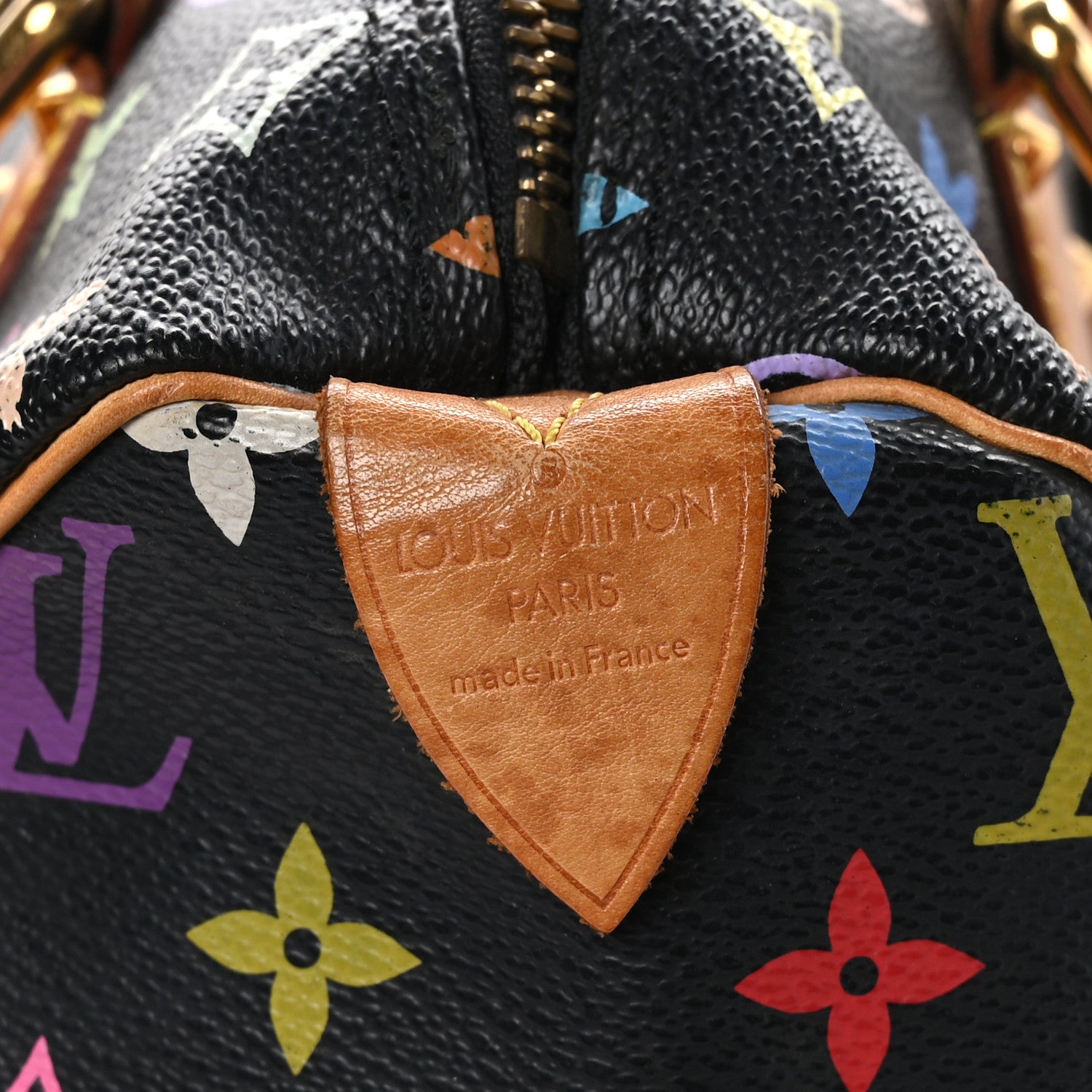 Louis Vuitton LOUIS VUITTON Monogram Multicolor Speedy 30 Black 6 of 15