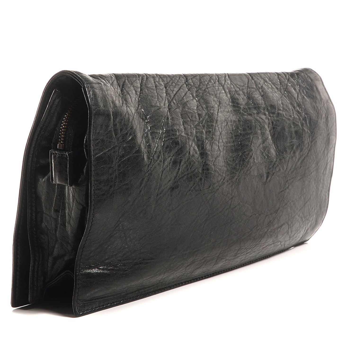 Agneau Classic Hardware Pochette Black