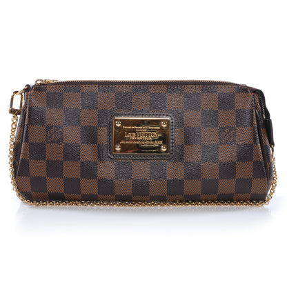 Louis Vuitton Damier Ebene Eva Clutch 1 of 7