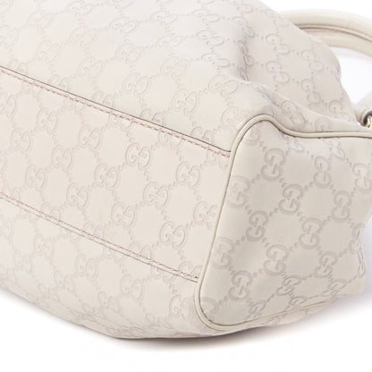 Gucci Guccissima Medium Sukey Tote Mystic White 5 of 11