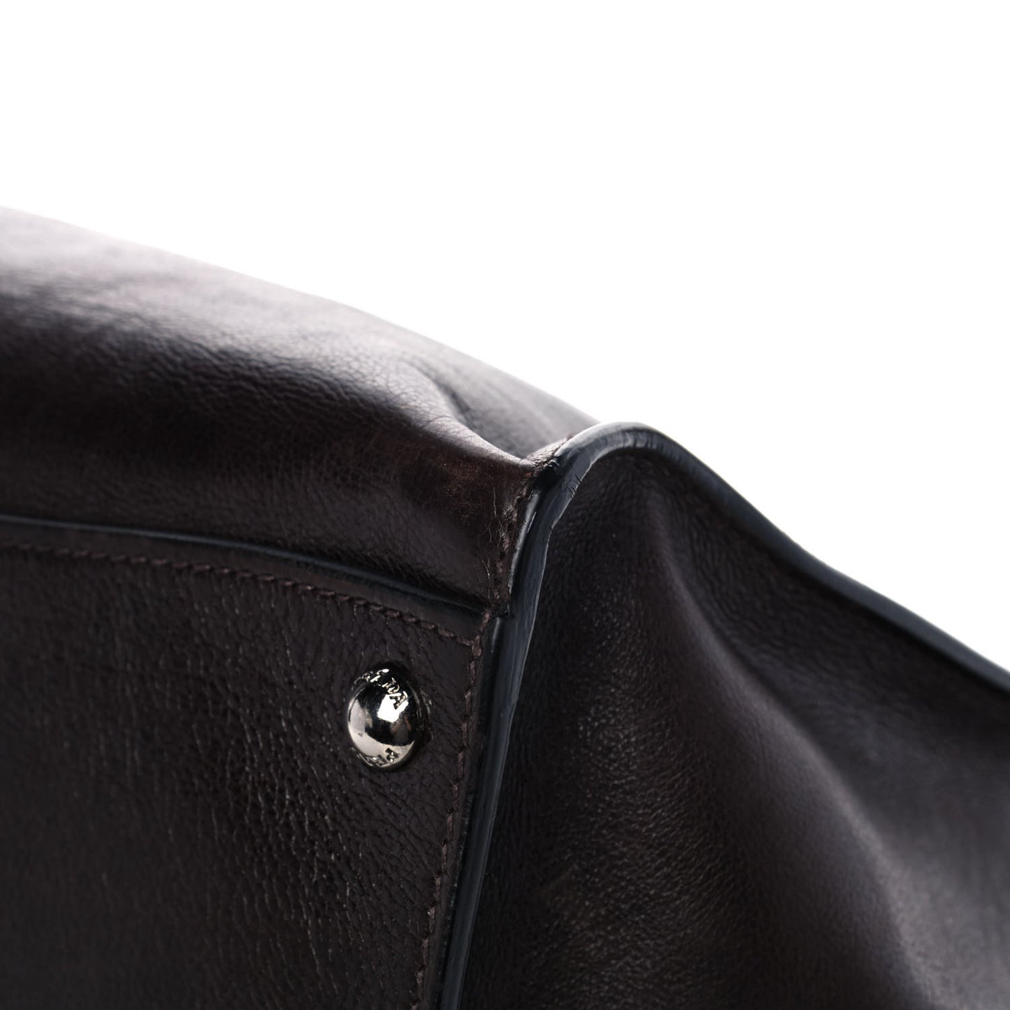 Glace Calf Twin Pocket Tote Moro