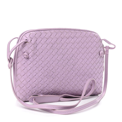 Bottega Veneta Nappa Intrecciato Pillow Crossbody Messenger Parme 2 of 5