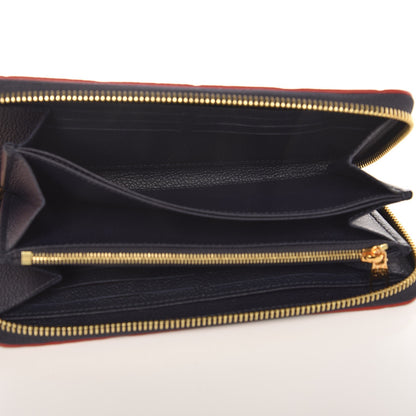 Louis Vuitton Empreinte Zippy Wallet Marine Rouge 5 of 7