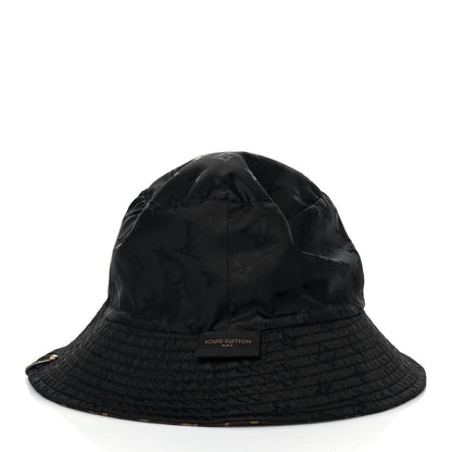Louis Vuitton Nylon Monogram Reversible Bob Bucket Hat S Brown Black 12 of 14