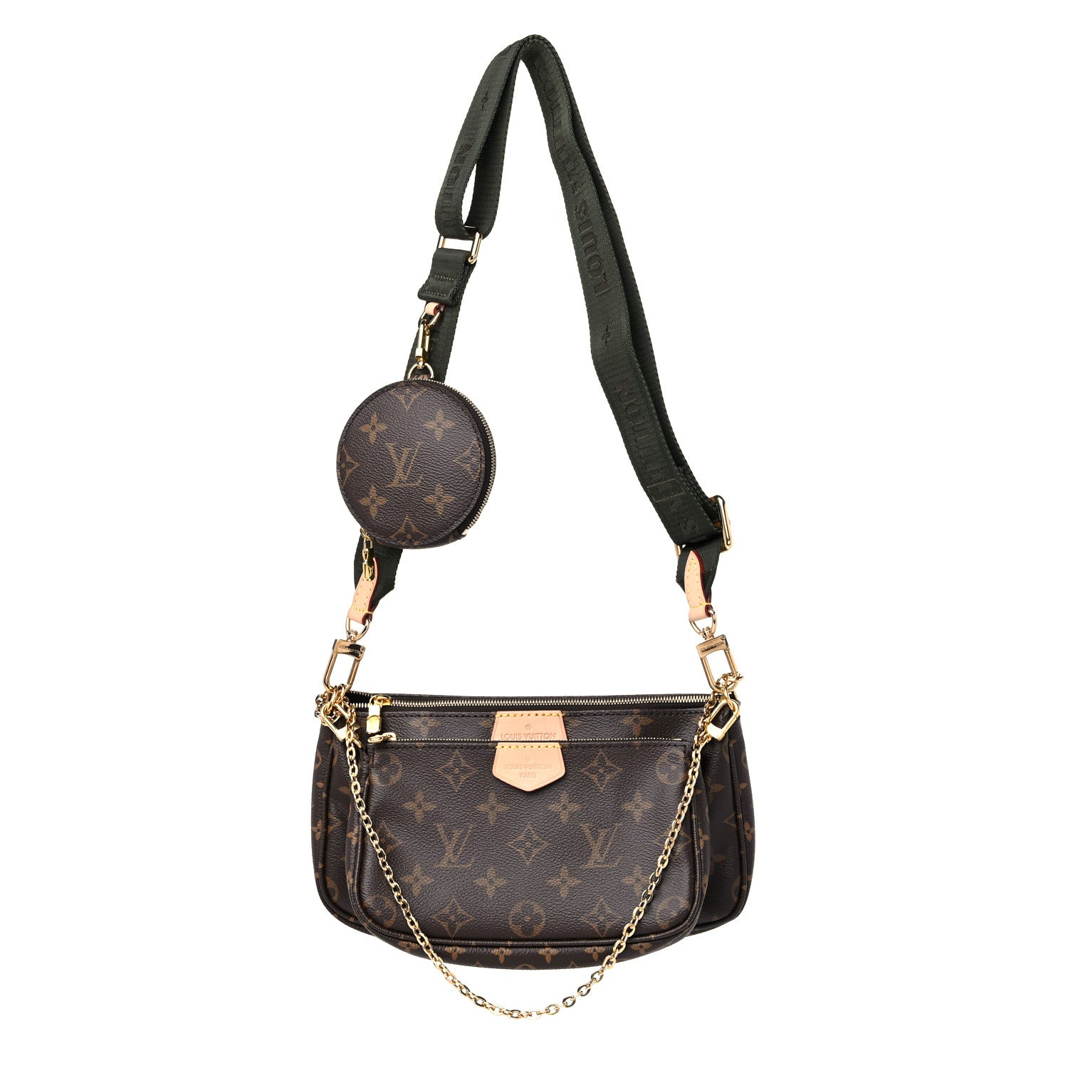 Louis Vuitton Monogram Multi Pochette Accessories Kaki 1 of 14