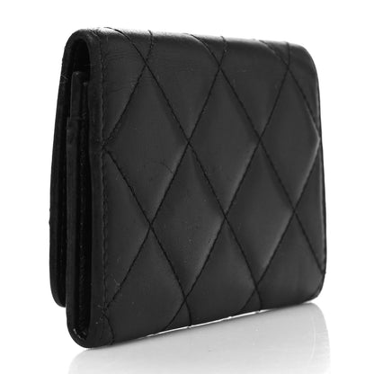 Chanel Calfskin Quilted Cambon Business Card Holder Black 3 of 9