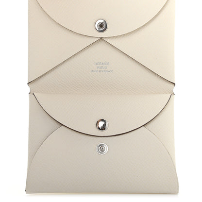 Hermes Epsom Calvi Duo Card Case Nata 4 of 4