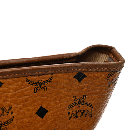 MCM Visetos Dog Bone Shopper Tote Cognac 12 of 12