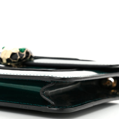 Bulgari Patent Serpenti Forever Crossbody Emerald 10 of 10