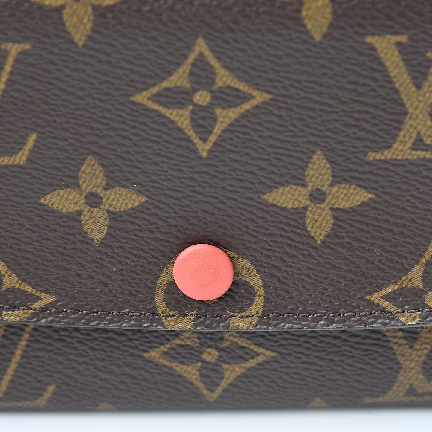 Monogram Emilie Wallet Poppy