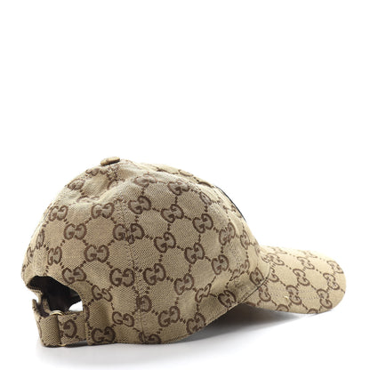 Gucci Monogram Textured Dollar Calfskin Zeno Baseball Hat M Beige 4 of 11