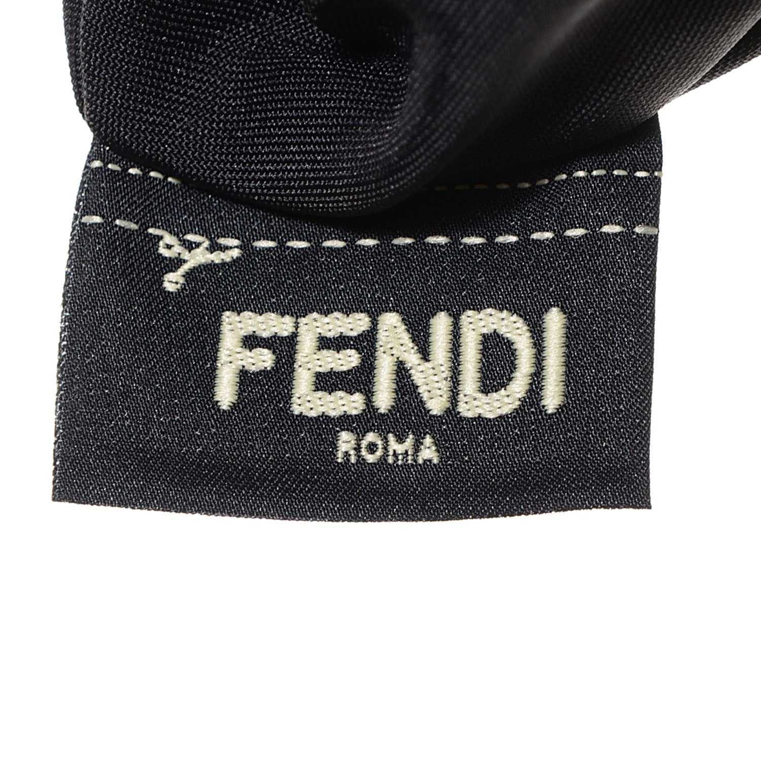 Fendi Nylon Vitello Elite Monster Eyes Rounded Backpack Verde Bottiglia White 9 of 10