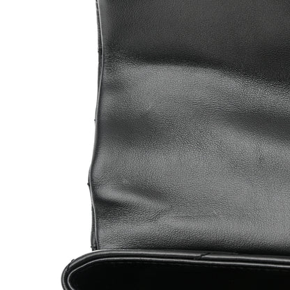 Saint Laurent Calfskin Y Quilted Monogram Toy Loulou Crossbody Bag Black 12 of 13