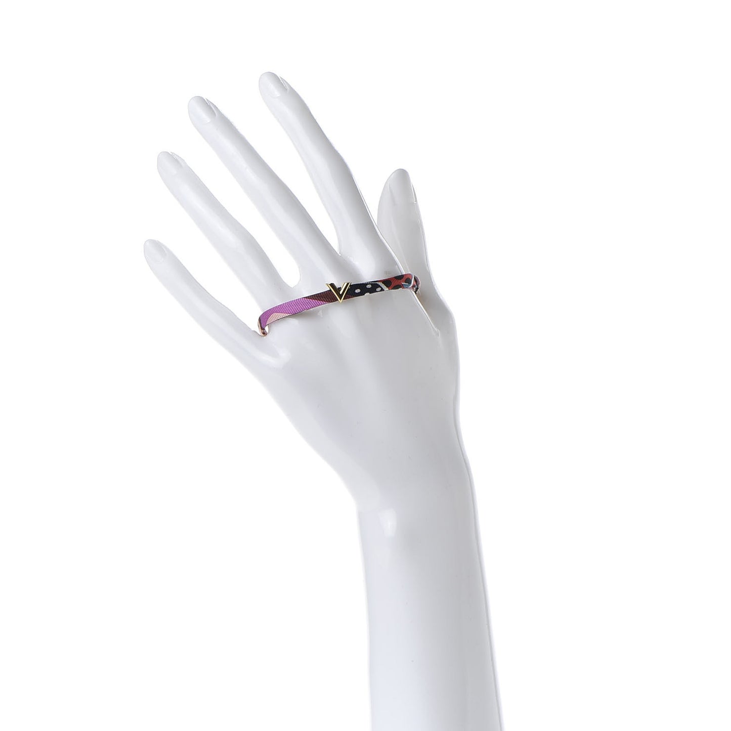Silk Be Mindful V Bracelet Magenta