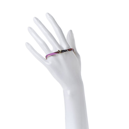 Louis Vuitton Silk Be Mindful V Bracelet Magenta 2 of 4