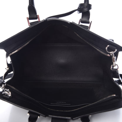 Saint Laurent Smooth Calfskin Small Monogram Cabas Black 8 of 10