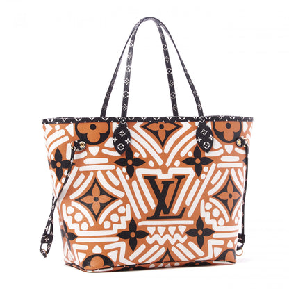 Louis Vuitton Monogram Giant Crafty Neverfull MM Creme Caramel 2 of 8