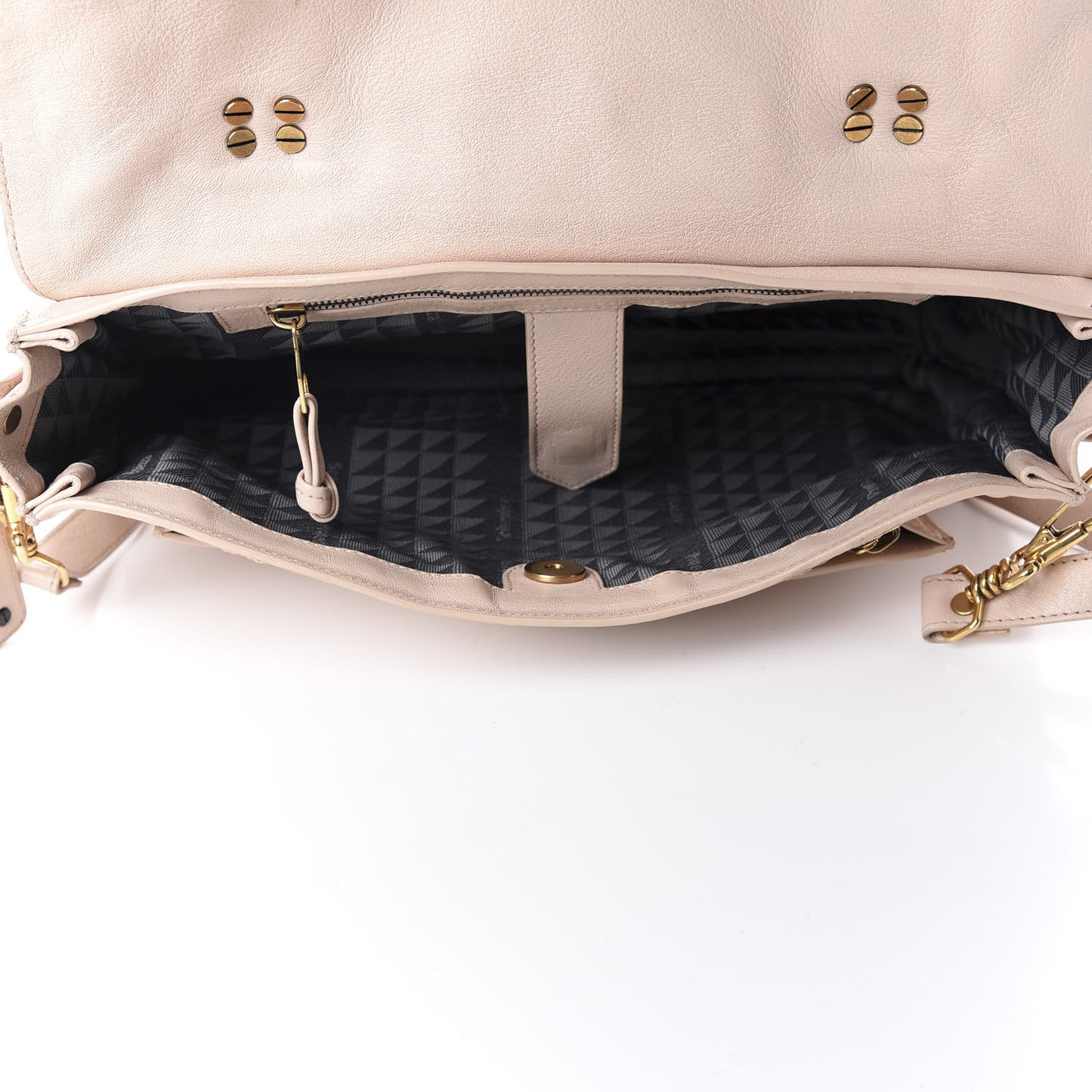 Lambskin Medium PS1 Satchel Nude