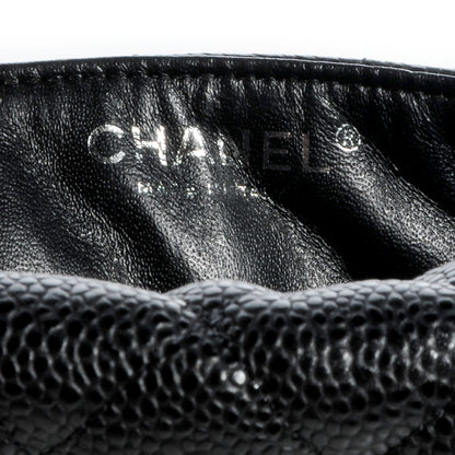 Chanel Caviar East West Flap Bag Black 7 of 8