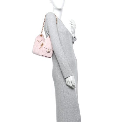 Chanel Caviar Quilted Mini Chanel 25 Handbag Light Pink 4 of 20
