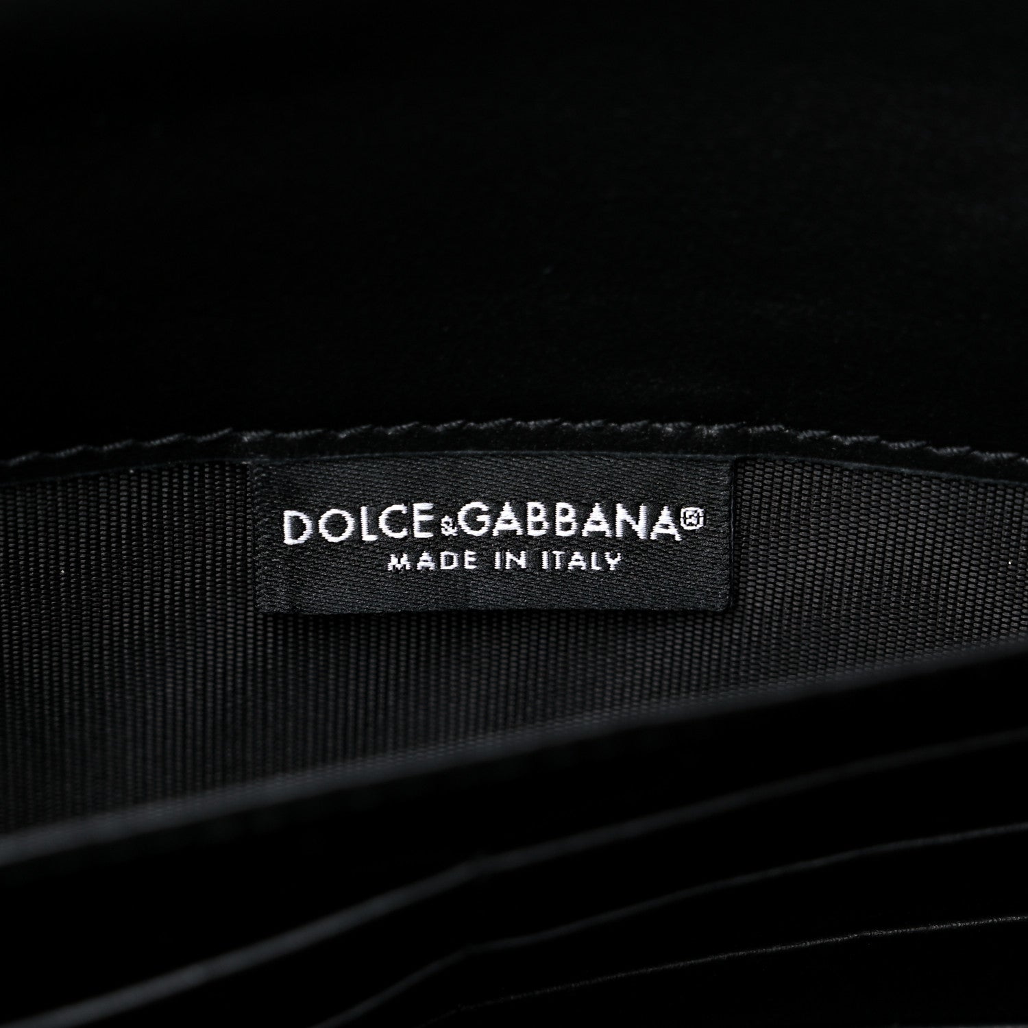 Dolce & Gabbana Laminato Dauphine Glitter Boom Clutch Black Multicolor 6 of 11