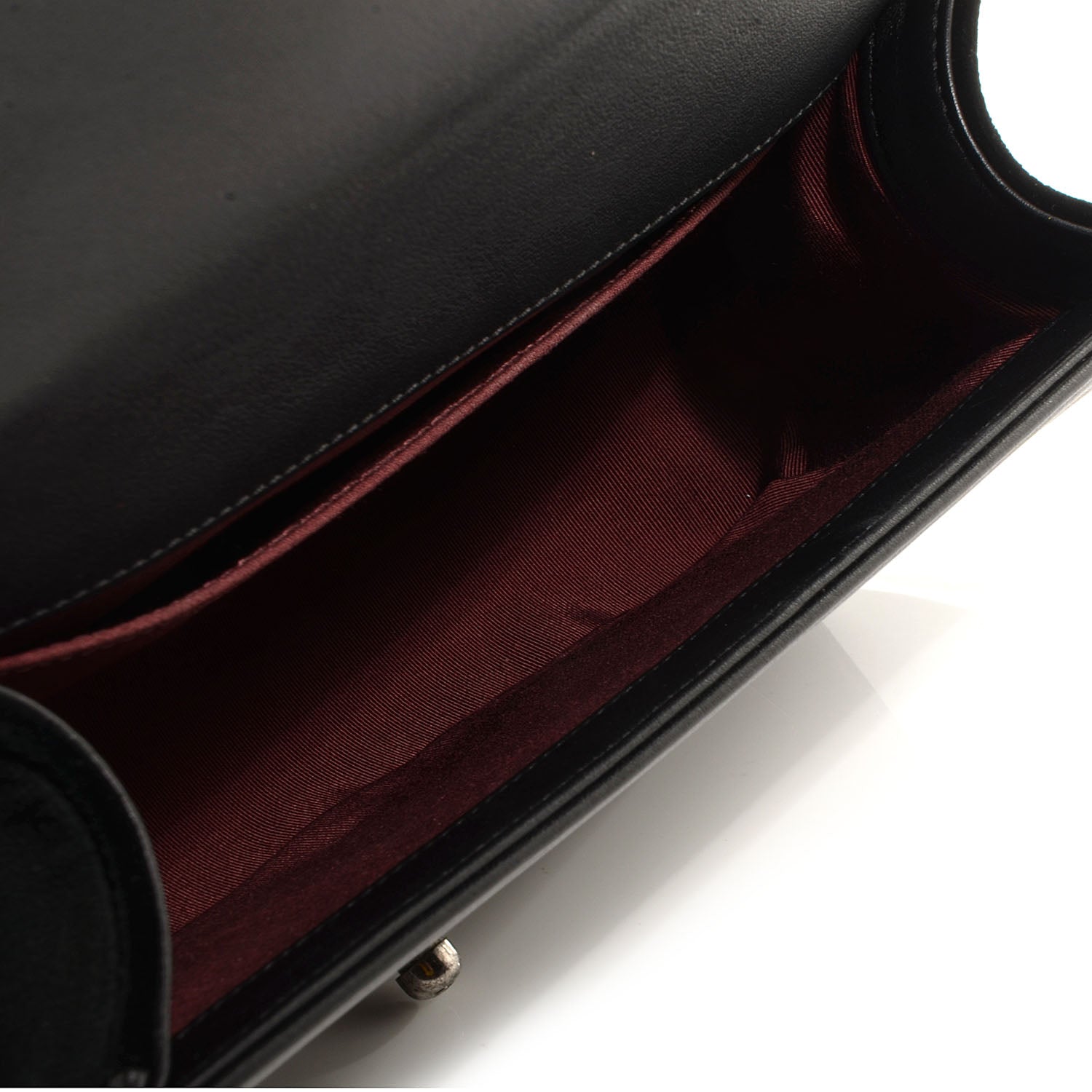 Chanel Velvet Quilted Medium Boy Flap Black 5 of 9