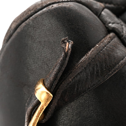 Chanel Lambskin Quilted Drawstring Backpack Black 23 of 23