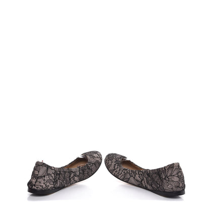 Valentino Garavani Lace Ballerina Flats 39 Black 5 of 11