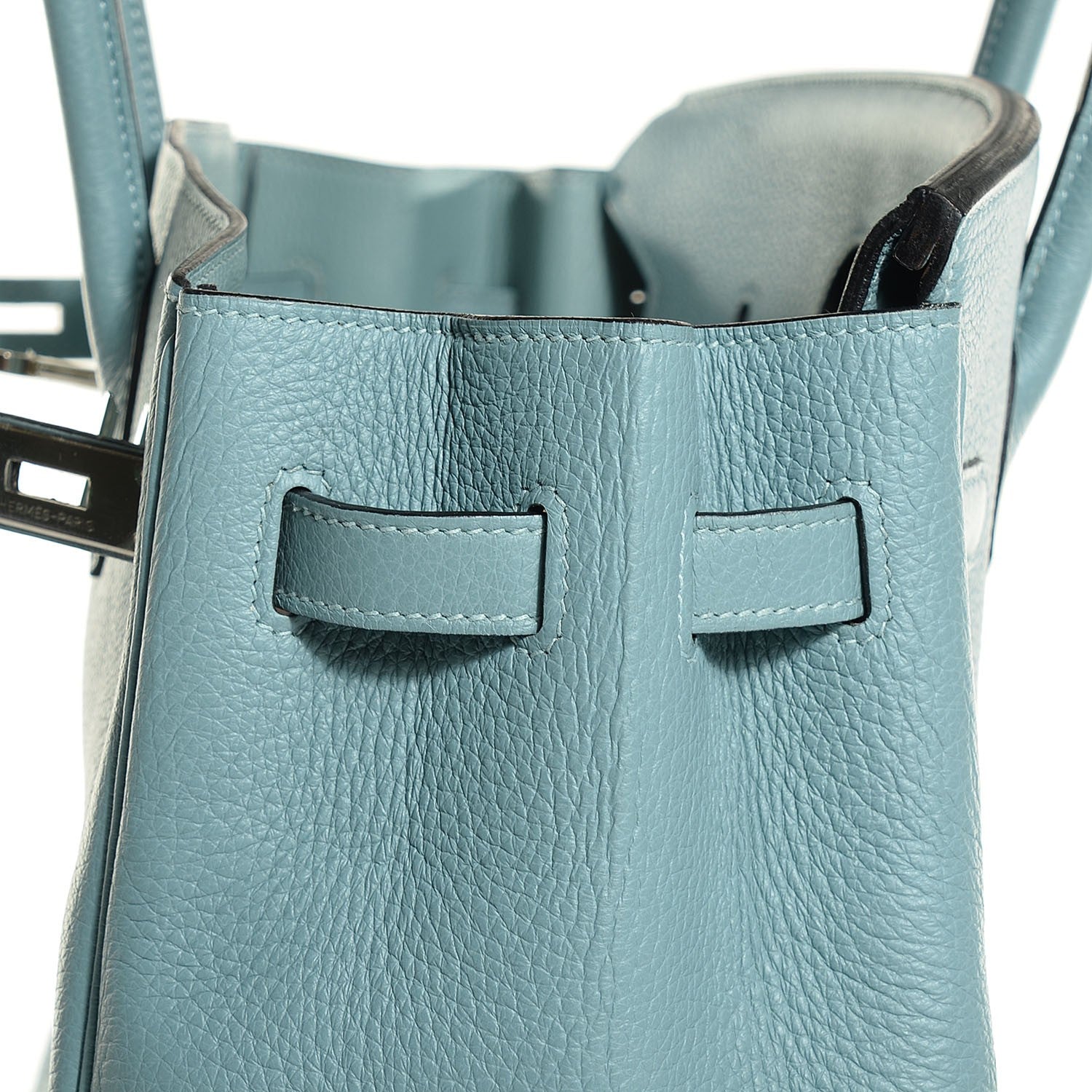 Hermes Taurillon Clemence Birkin 35 Ciel 13 of 20