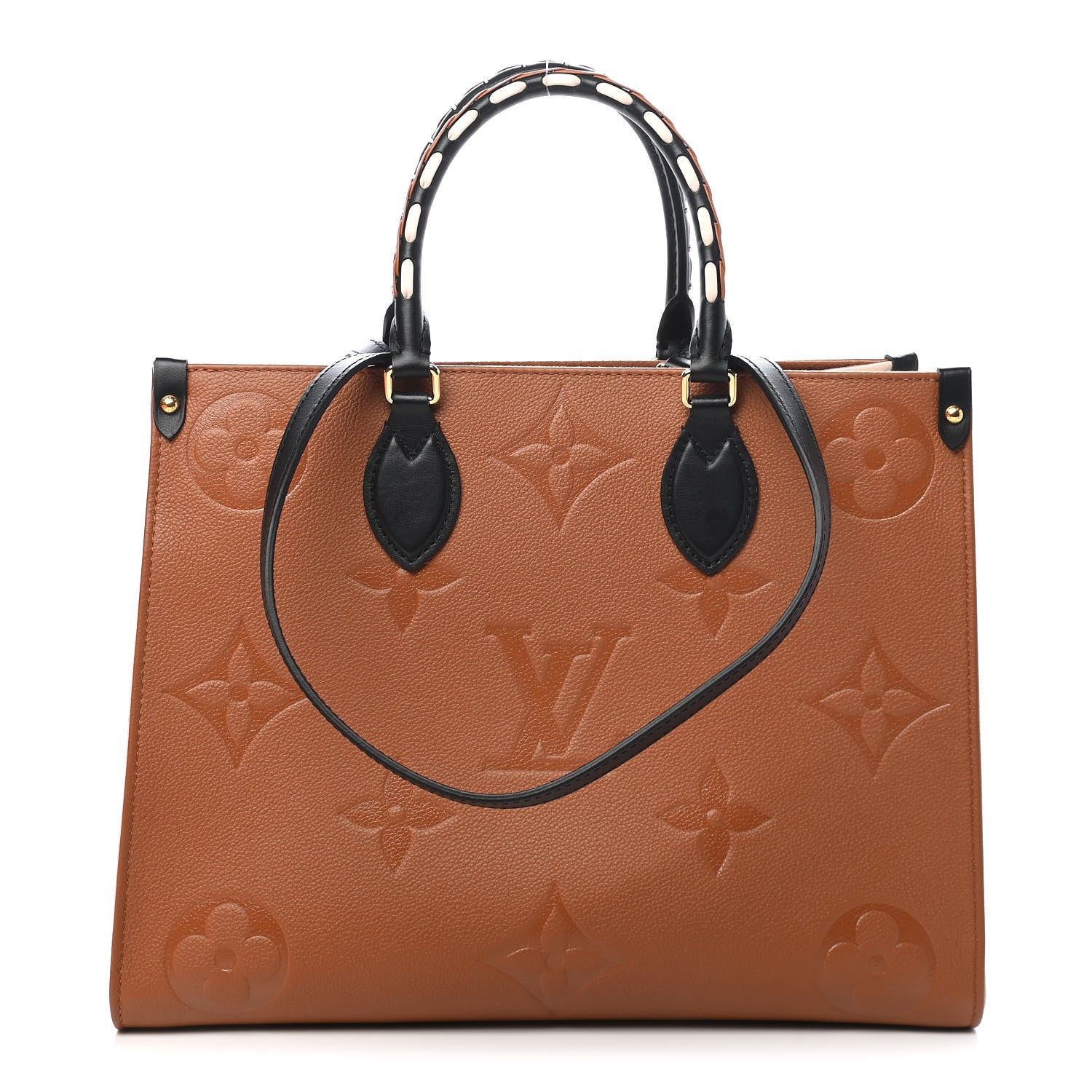 Louis Vuitton Empreinte Monogram Giant Wild At Heart Onthego MM Caramel 1 of 8
