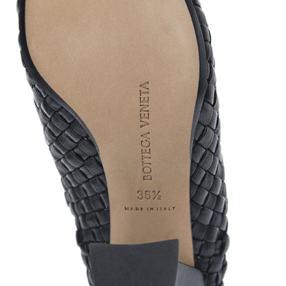 Bottega Veneta Nappa Intrecciato Almond Mules 36.5 Black 6 of 8