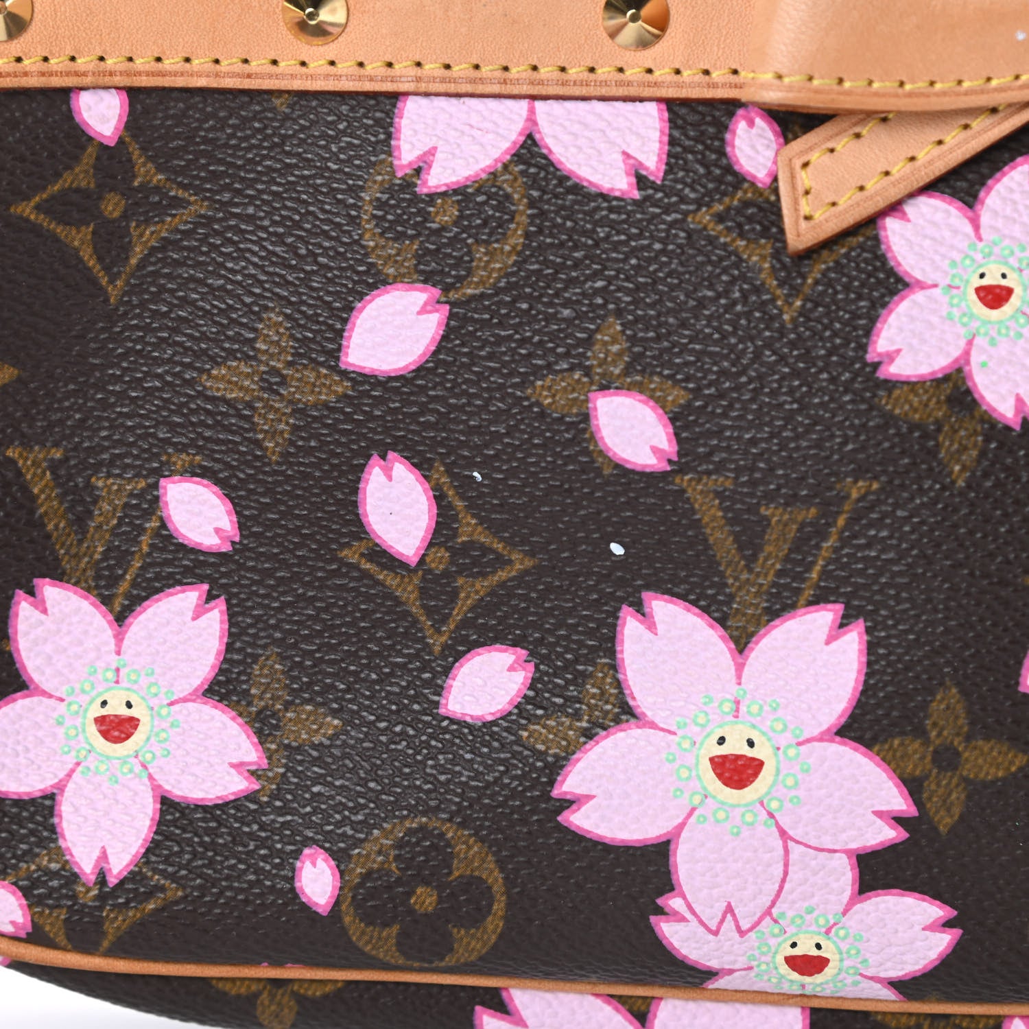 Louis Vuitton Monogram Cherry Blossom Pochette Accessories Brown 13 of 14