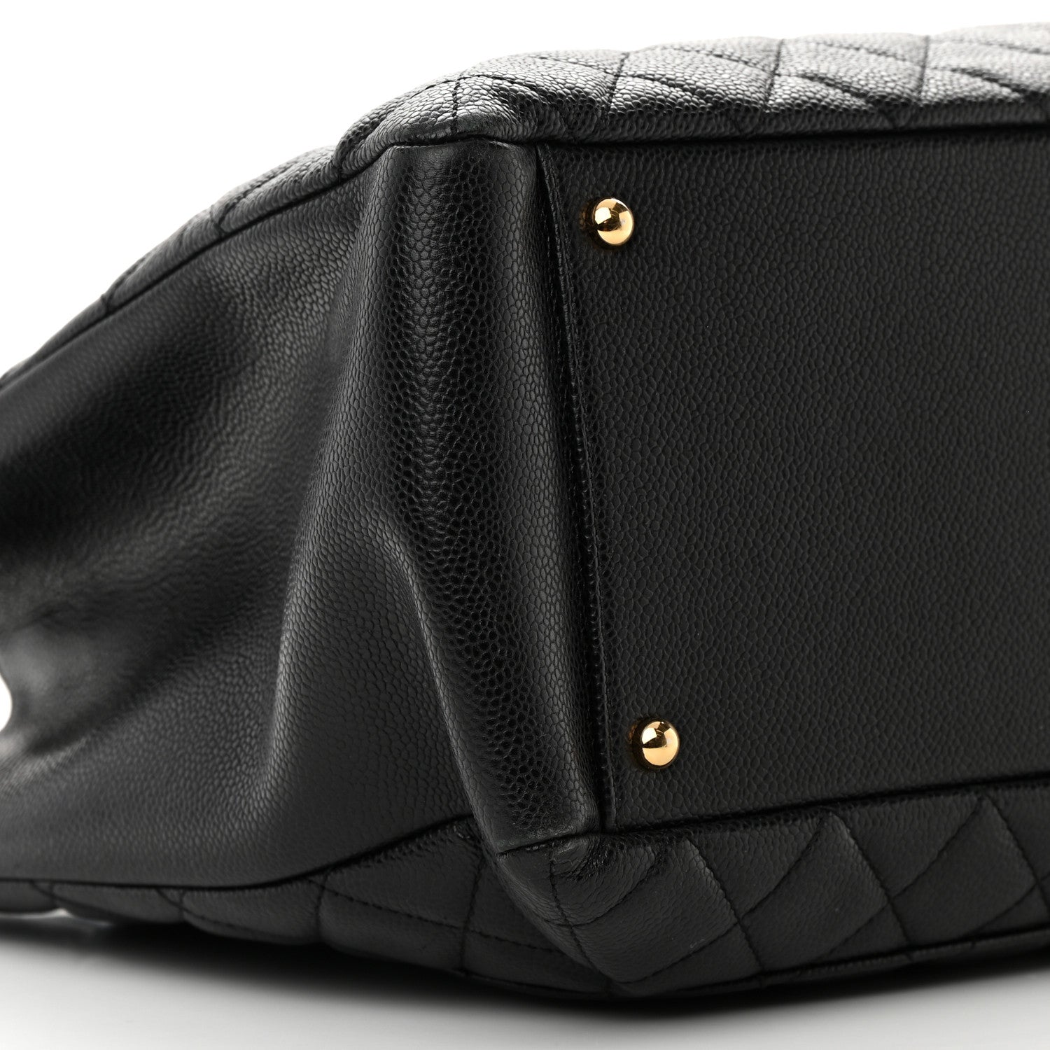 Chanel Caviar Quilted XL Grand Shopping Tote GST Black 9 of 14