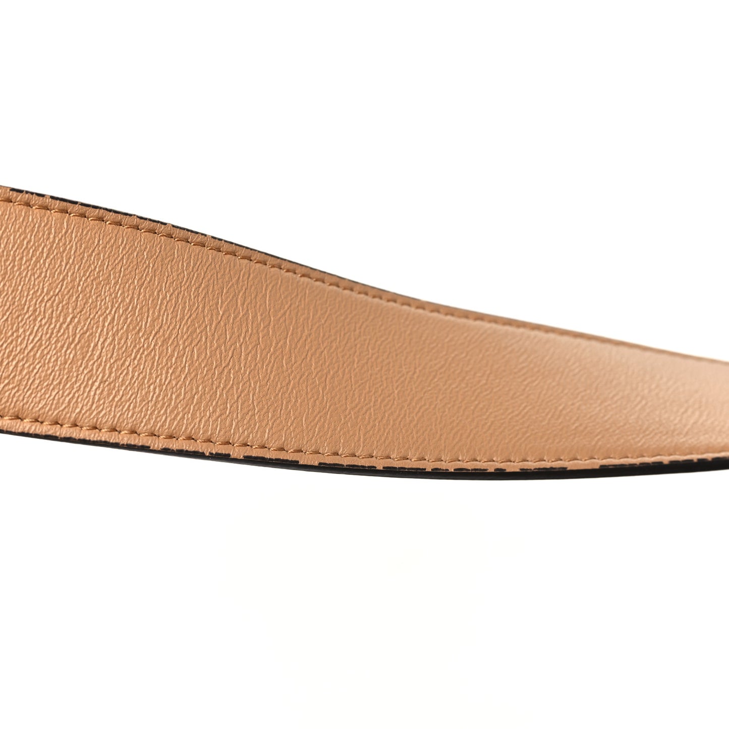 Nappa FF 1974 Embossed Baguette Miele Scuro